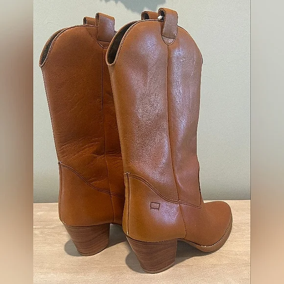 Ultra Rare Vintage 1984 Olympics Levi's Womens Leather Boots Size 8 PR… - Picture 10 of 12